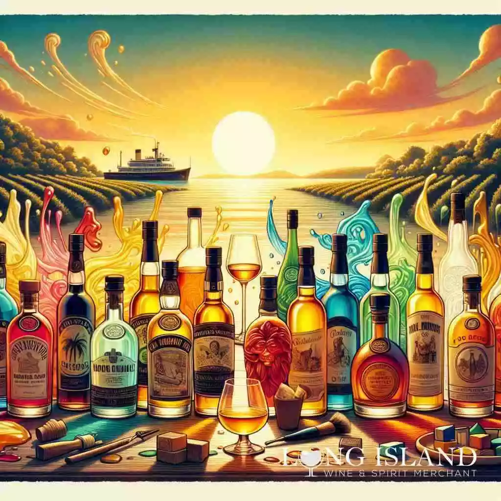 What Long Island Liquor Store's Rum Selection Represents